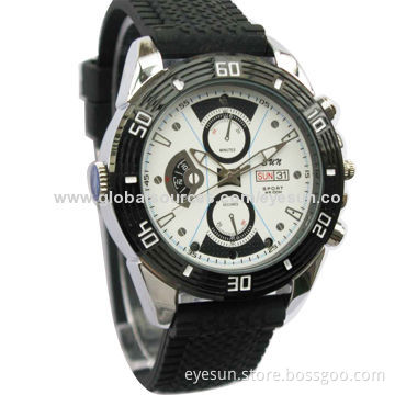1 to 32GB TF Card/USB2.0 Spy Camera Watch, 1,920 x 1,080-pixel Camera Resolution, 30fps Frame Rate